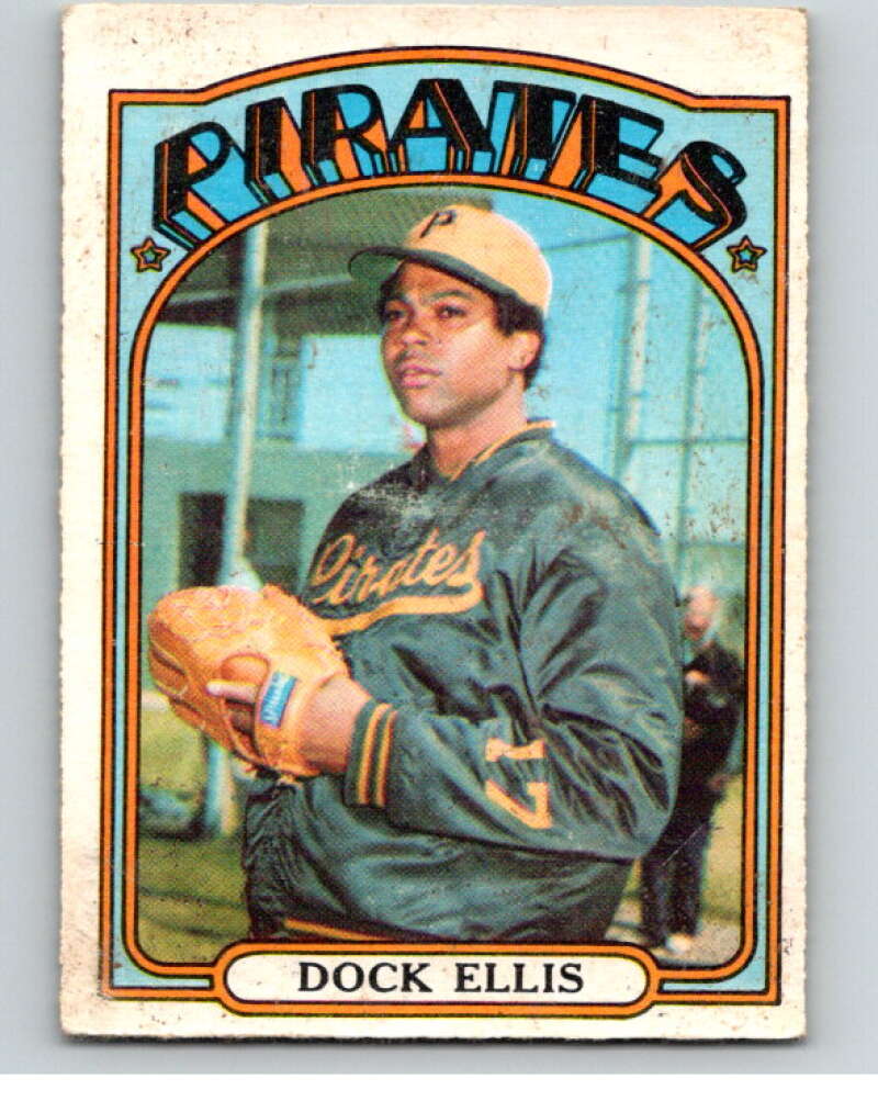 1972 O-Pee-Chee Baseball #179 Dock Ellis Pittsburgh Pirates V66261 Image 1