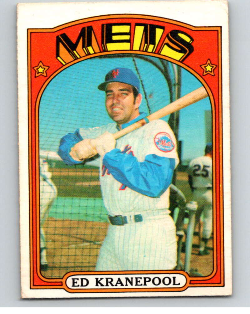 1972 O-Pee-Chee Baseball #181 Ed Kranepool New York Mets V66263 Image 1