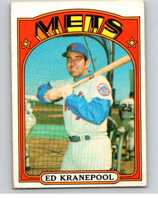 1972 O-Pee-Chee Baseball #181 Ed Kranepool  New York Mets  V66263 Image 1
