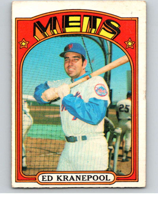 1972 O-Pee-Chee Baseball #181 Ed Kranepool  New York Mets  V66264 Image 1