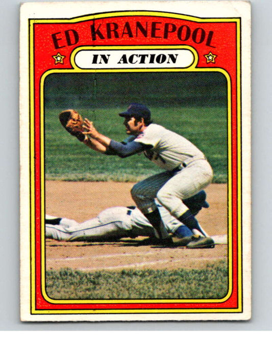 1972 O-Pee-Chee Baseball #182 Ed Kranepool IA  New York Mets  V66265 Image 1