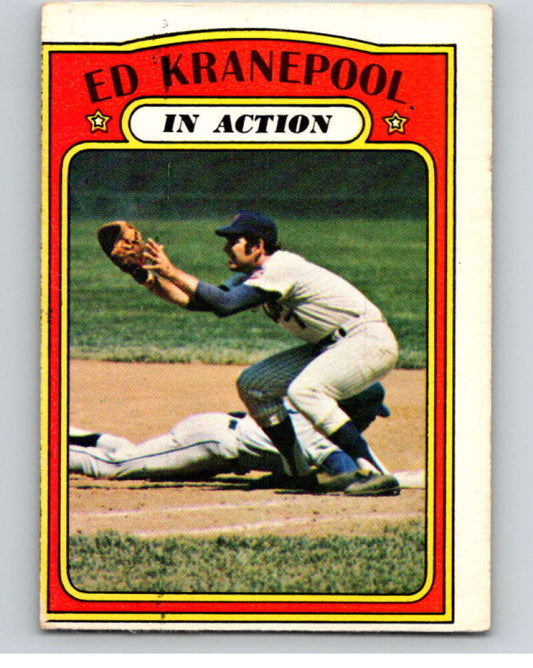1972 O-Pee-Chee Baseball #182 Ed Kranepool IA  New York Mets  V66266 Image 1