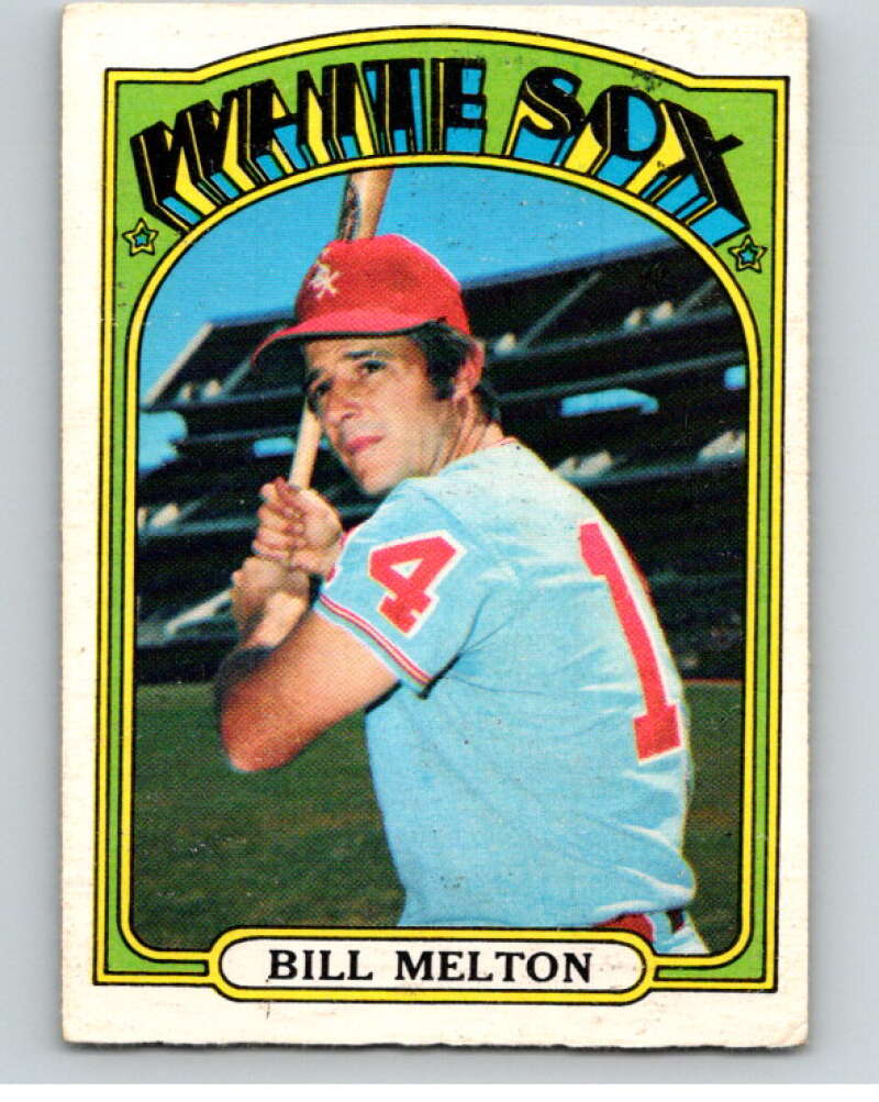 1972 O-Pee-Chee Baseball #183 Bill Melton Chicago White Sox V66267 Image 1
