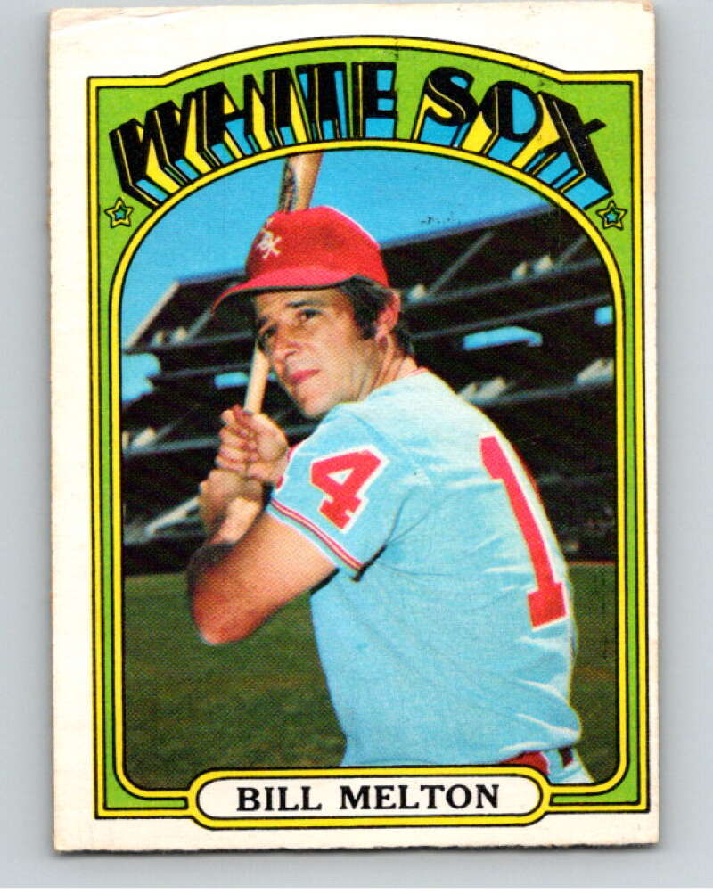 1972 O-Pee-Chee Baseball #183 Bill Melton Chicago White Sox V66268 Image 1