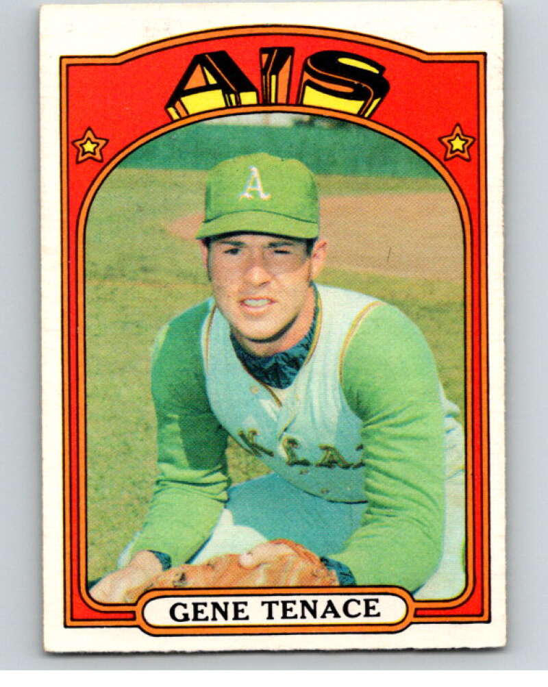 1972 O-Pee-Chee Baseball #189 Gene Tenace Oakland Athletics V66271 Image 1