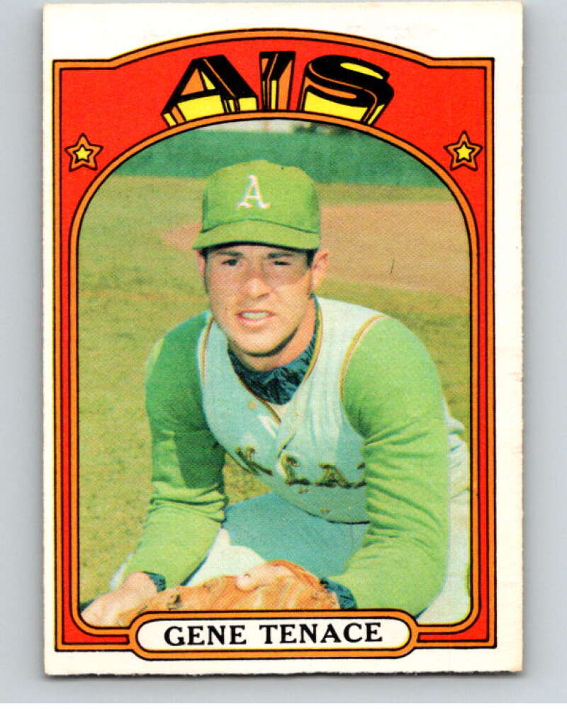 1972 O-Pee-Chee Baseball #189 Gene Tenace Oakland Athletics V66272 Image 1