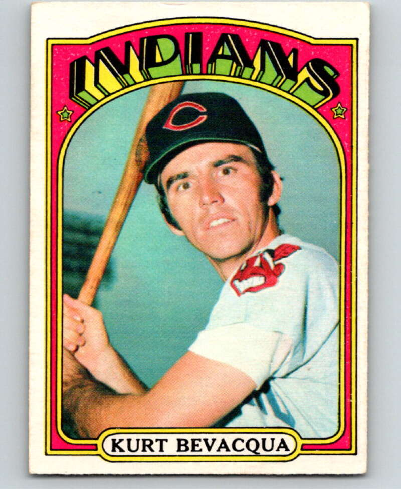 1972 O-Pee-Chee Baseball #193 Kurt Bevacqua Cleveland Indians V66277 Image 1