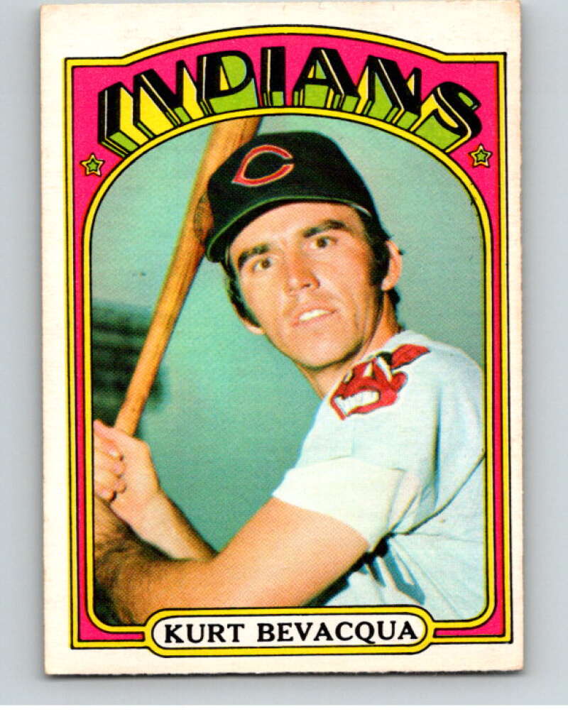 1972 O-Pee-Chee Baseball #193 Kurt Bevacqua Cleveland Indians V66278 Image 1