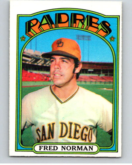 1972 O-Pee-Chee Baseball #194 Fred Norman  San Diego Padres  V66279 Image 1