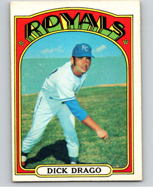 1972 O-Pee-Chee Baseball #205 Dick Drago  Kansas City Royals  V66293 Image 1