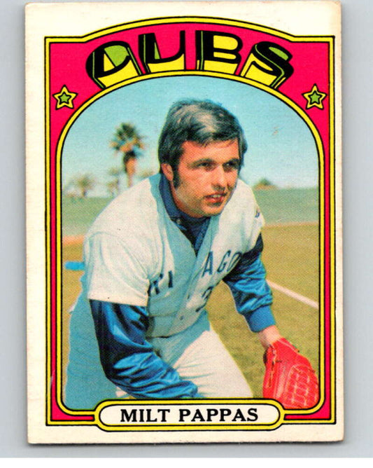 1972 O-Pee-Chee Baseball #208 Milt Pappas  Chicago Cubs  V66301 Image 1