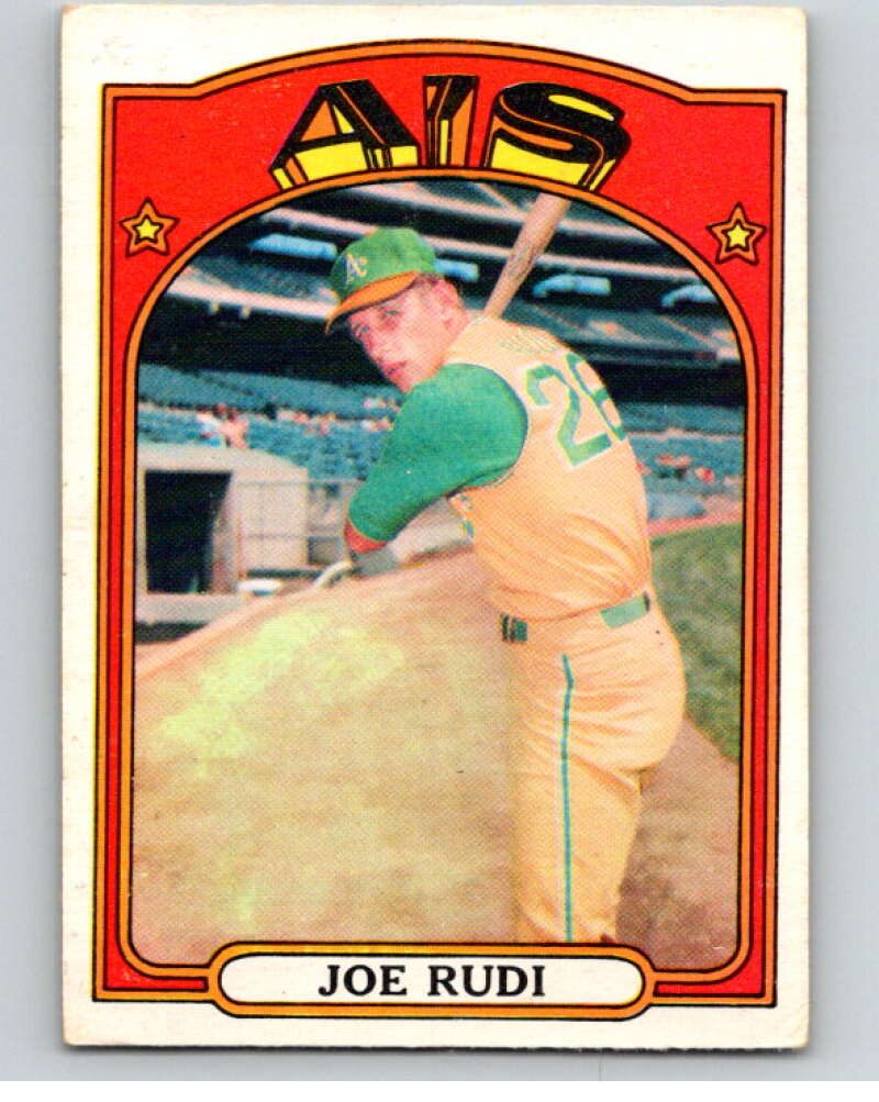1972 O-Pee-Chee Baseball #209 Joe Rudi Oakland Athletics V66304 Image 1
