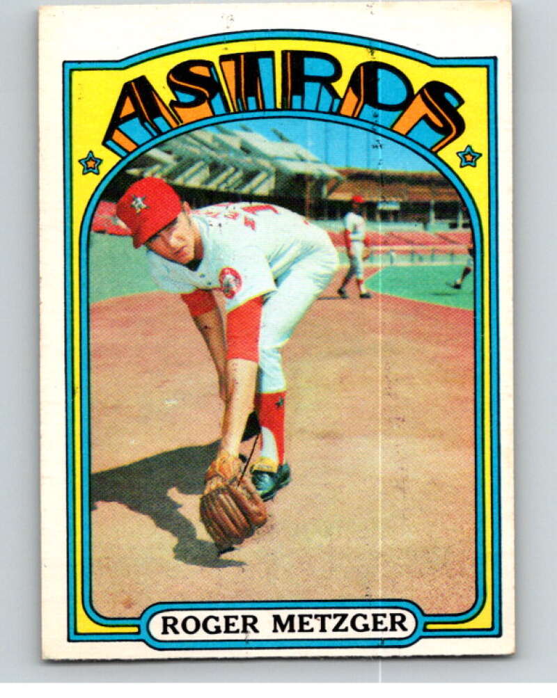 1972 O-Pee-Chee Baseball #217 Roger Metzger Houston Astros V66311 Image 1