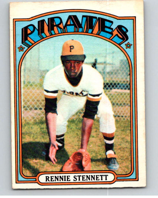 1972 O-Pee-Chee Baseball #219 Rennie Stennett  Pittsburgh Pirates  V66315 Image 1