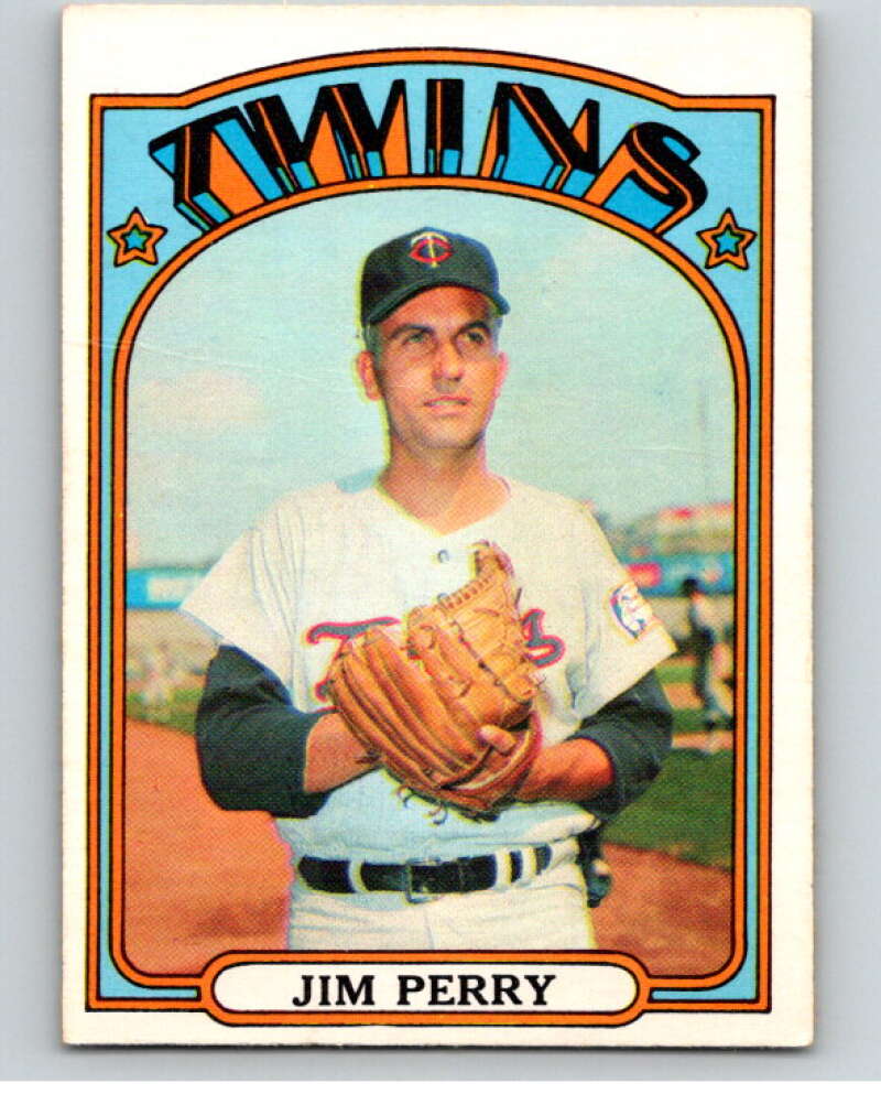 1972 O-Pee-Chee Baseball #220 Jim Perry Minnesota Twins V66316 Image 1