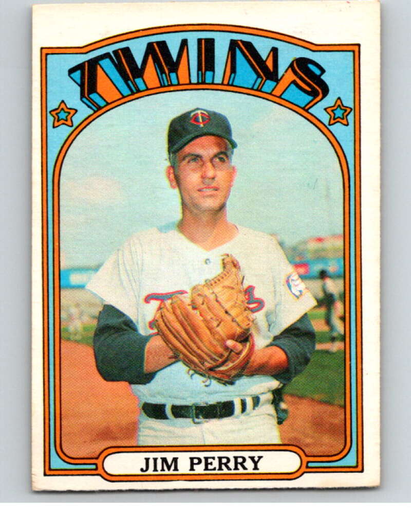 1972 O-Pee-Chee Baseball #220 Jim Perry Minnesota Twins V66317 Image 1