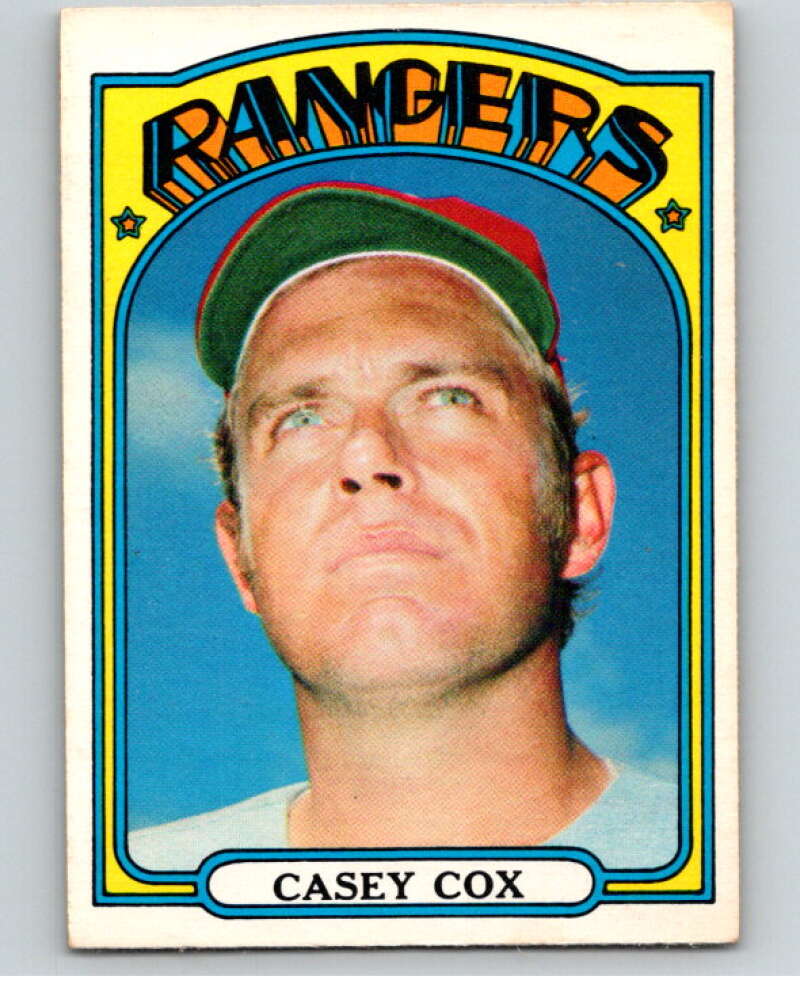 1972 O-Pee-Chee Baseball #231 Casey Cox Texas Rangers V66330 Image 1