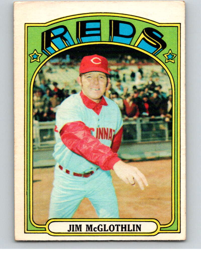 1972 O-Pee-Chee Baseball #236 Jim McGlothlin Cincinnati Reds V66332 Image 1