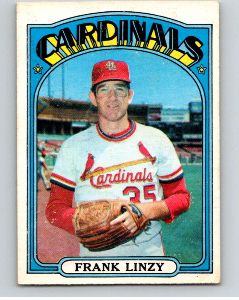 1972 O-Pee-Chee Baseball #243 Frank Linzy St. Louis Cardinals V66342 Image 1