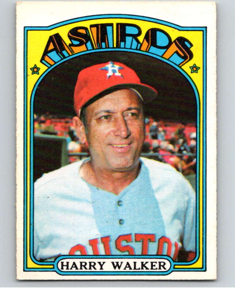 1972 O-Pee-Chee Baseball #249 Harry Walker MG Houston Astros V66354 Image 1