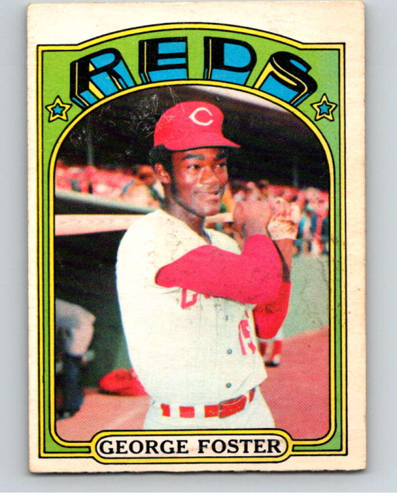 1972 O-Pee-Chee Baseball #256 George Foster Cincinnati Reds V66364 Image 1