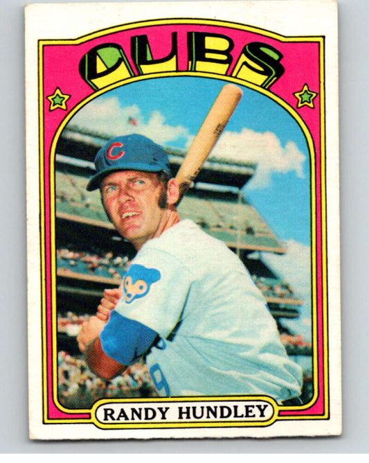 1972 O-Pee-Chee Baseball #258 Randy Hundley  Chicago Cubs  V66367 Image 1