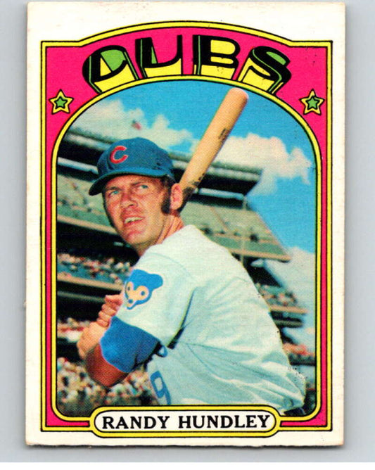 1972 O-Pee-Chee Baseball #258 Randy Hundley  Chicago Cubs  V66368 Image 1