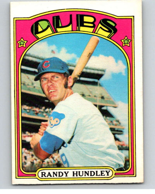 1972 O-Pee-Chee Baseball #258 Randy Hundley  Chicago Cubs  V66369 Image 1