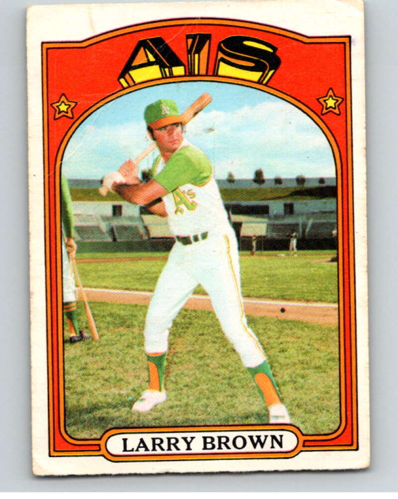1972 O-Pee-Chee Baseball #279 Larry Brown Oakland Athletics V66378 Image 1