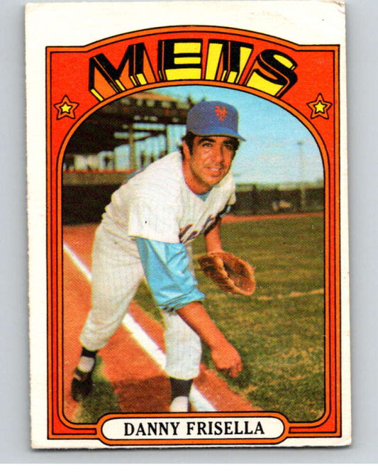 1972 O-Pee-Chee Baseball #293 Danny Frisella  New York Mets  V66380 Image 1