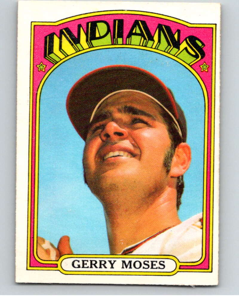 1972 O-Pee-Chee Baseball #356 Jerry Moses Cleveland Indians V66383 Image 1