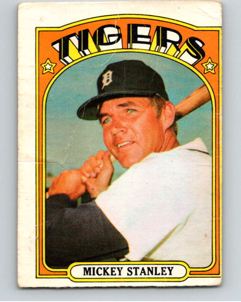 1972 O-Pee-Chee Baseball #385 Mickey Stanley Detroit Tigers V66385 Image 1
