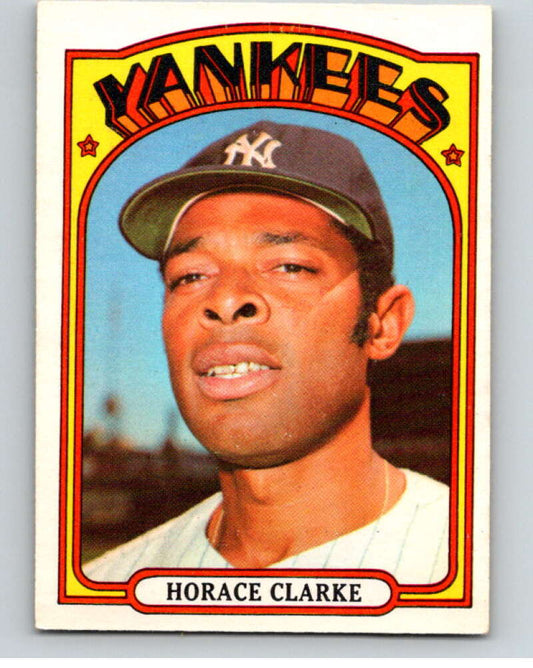 1972 O-Pee-Chee Baseball #387 Horace Clarke  New York Yankees  V66386 Image 1