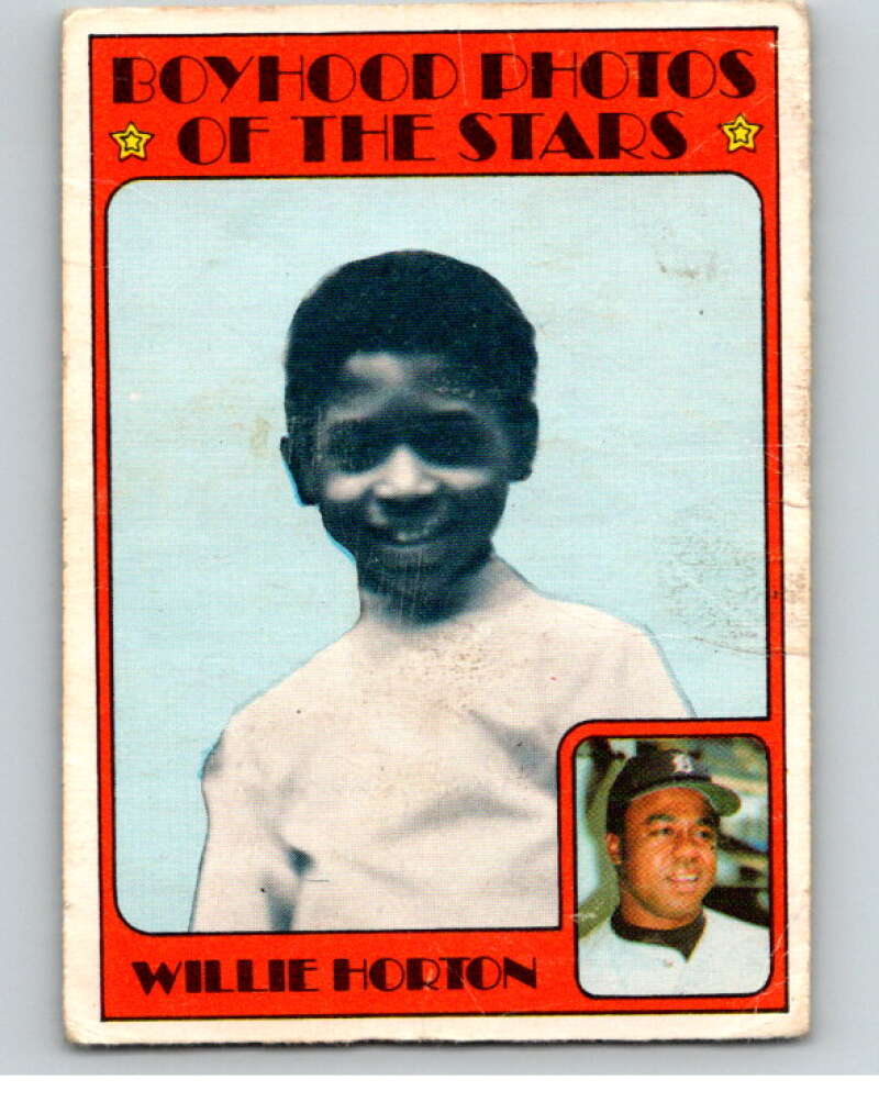 1972 O-Pee-Chee Baseball #494 Willie Horton Detroit Tigers V66390 Image 1