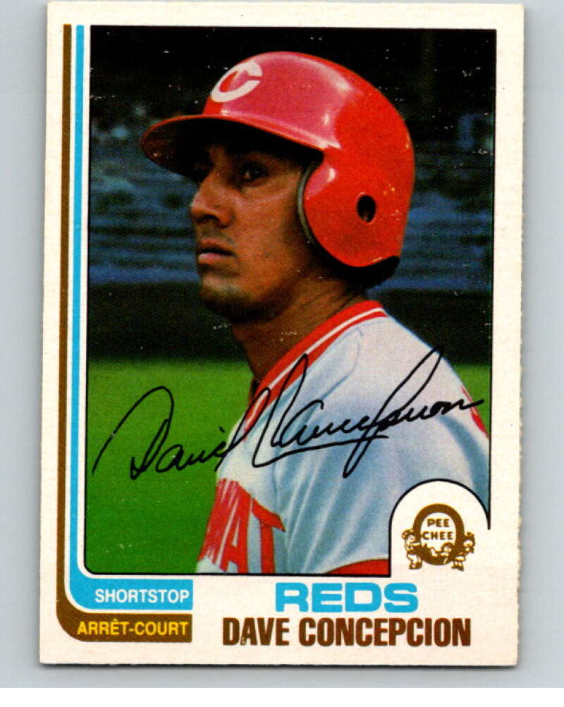 1982 O-Pee-Chee Baseball #86 Dave Concepcion Cincinnati Reds V66400 Image 1