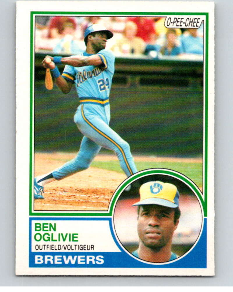 1983 O-Pee-Chee Baseball #91 Ben Oglivie Milwaukee Brewers V66457 Image 1