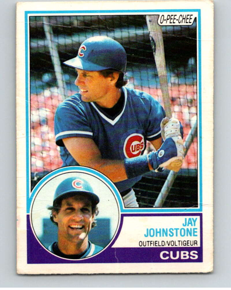 1983 O-Pee-Chee Baseball #152 Jay Johnstone Chicago Cubs V66474 Image 1