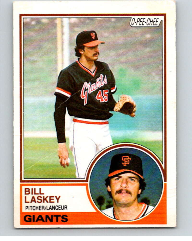 1983 O-Pee-Chee Baseball #218 Bill Laskey San Francisco Giants V66485 Image 1