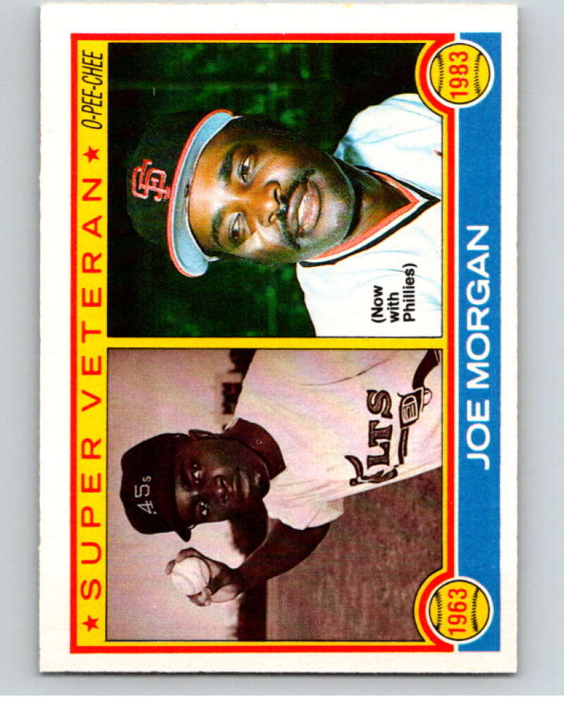 1983 O-Pee-Chee Baseball #264 Joe Morgan SV V66497 Image 1