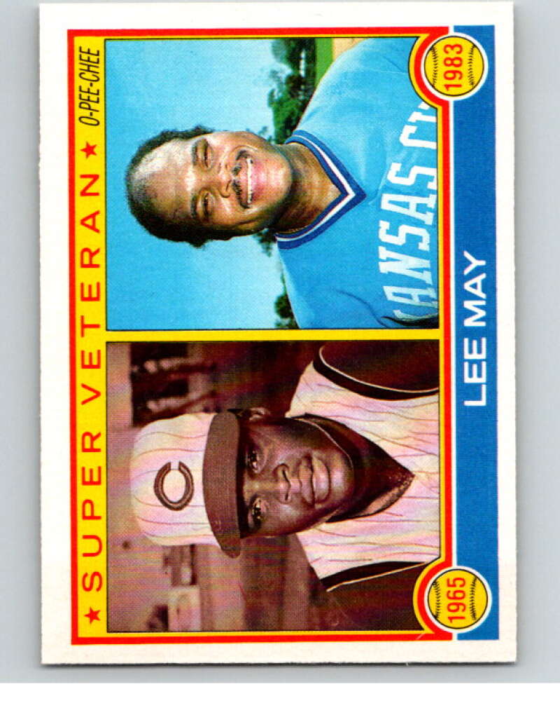 1983 O-Pee-Chee Baseball #378 Lee May SV V66520 Image 1