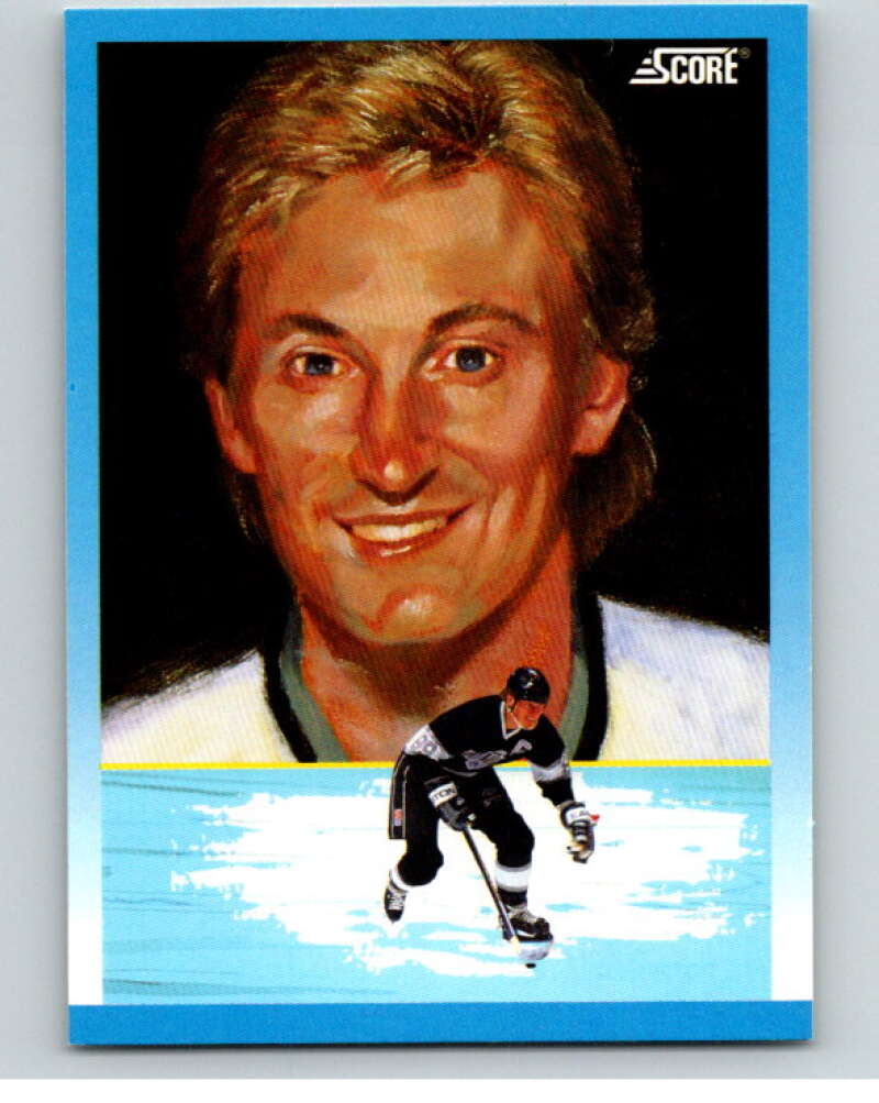 1991-92 Score Canadian Bilingual #376 Wayne Gretzky V66534 Image 1