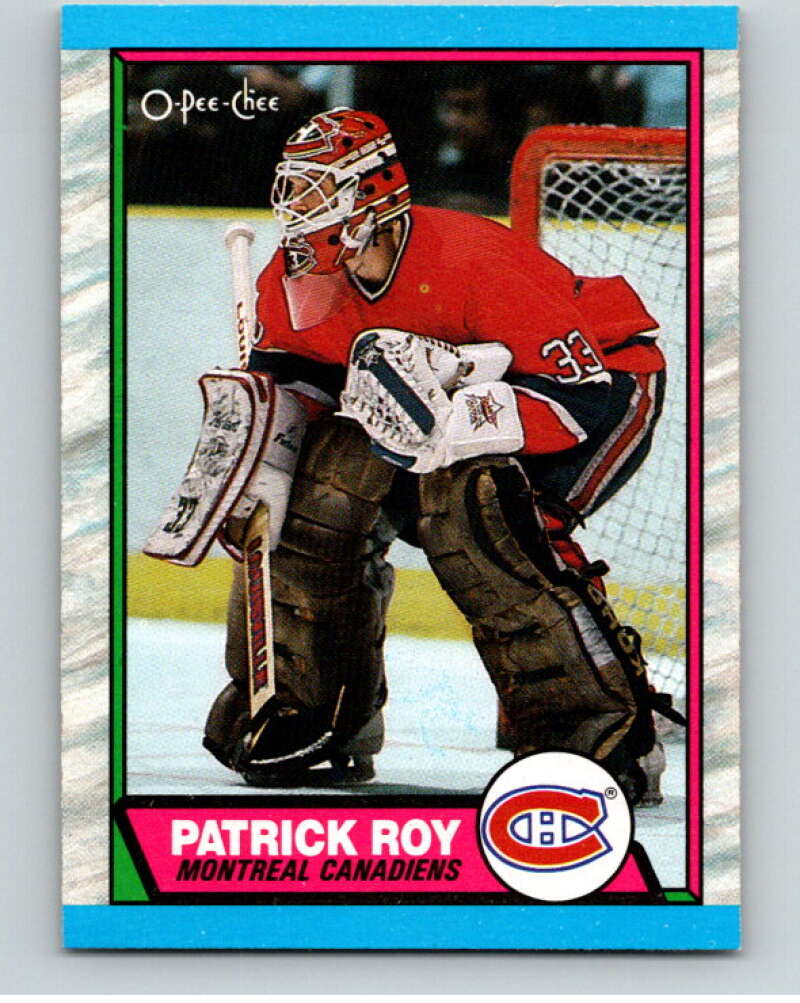 1989-90 O-Pee-Chee #17 Patrick Roy Montreal Canadiens V66547 Image 1