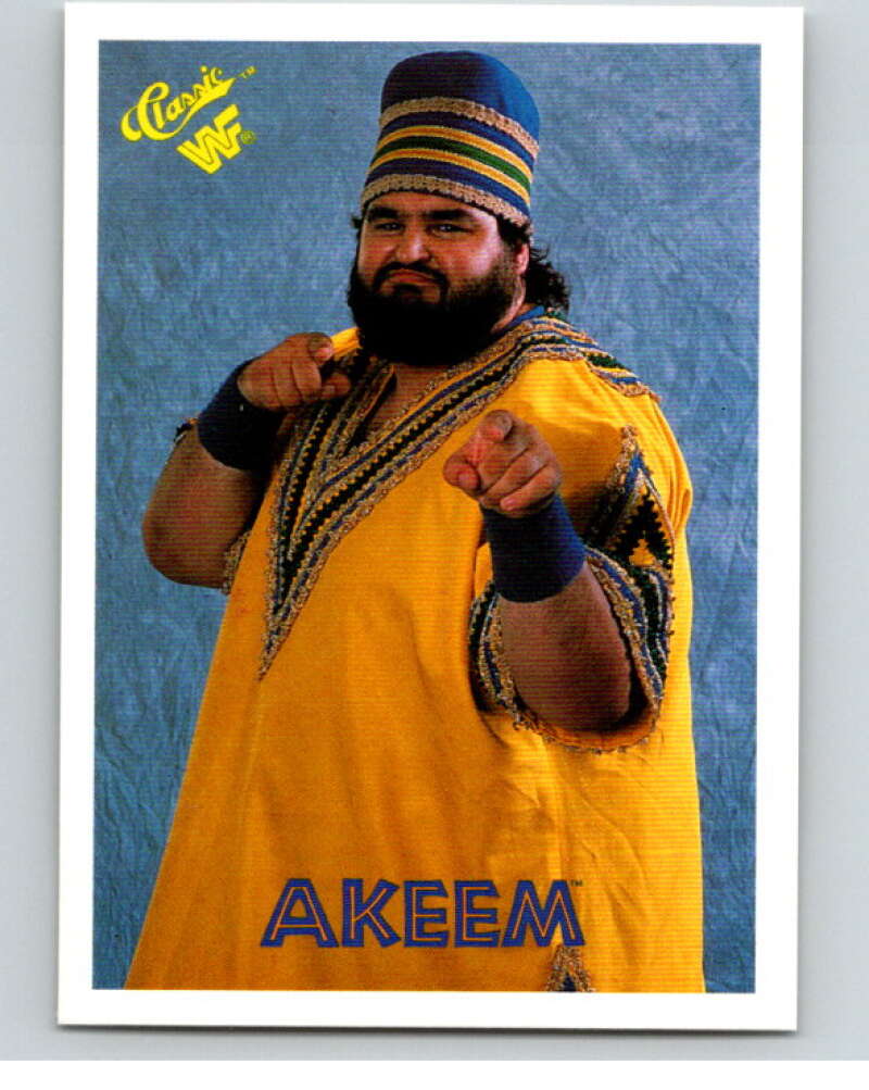 1990 Classic WWF Wrestling #25 Akeem V66573 Image 1