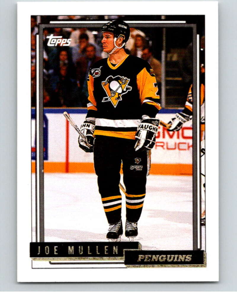 1992-93 Topps Gold #113G Joe Mullen Pittsburgh Penguins V66600 Image 1