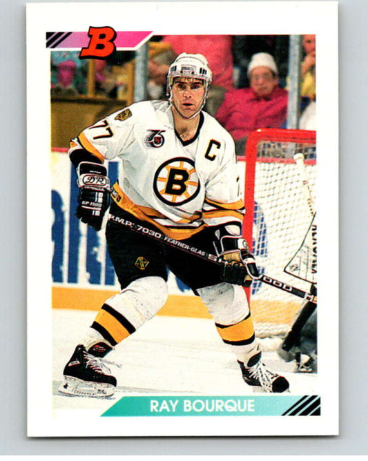 1992-93 Bowman #3 Ray Bourque  Boston Bruins  V66610 Image 1