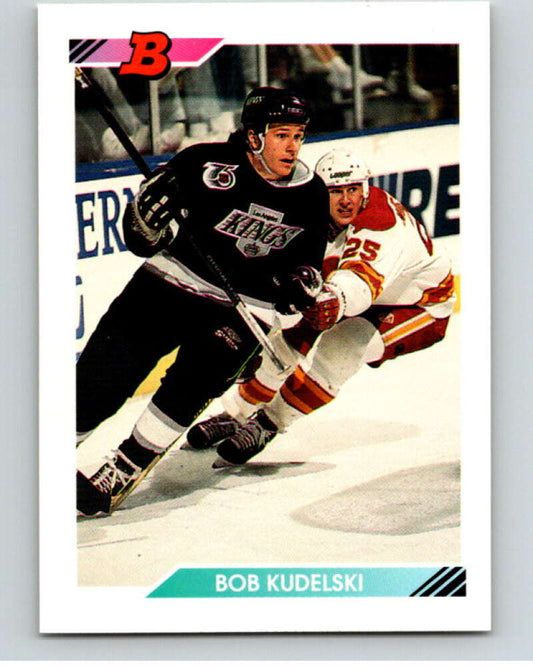 1992-93 Bowman #12 Bob Kudelski  Los Angeles Kings  V66611 Image 1