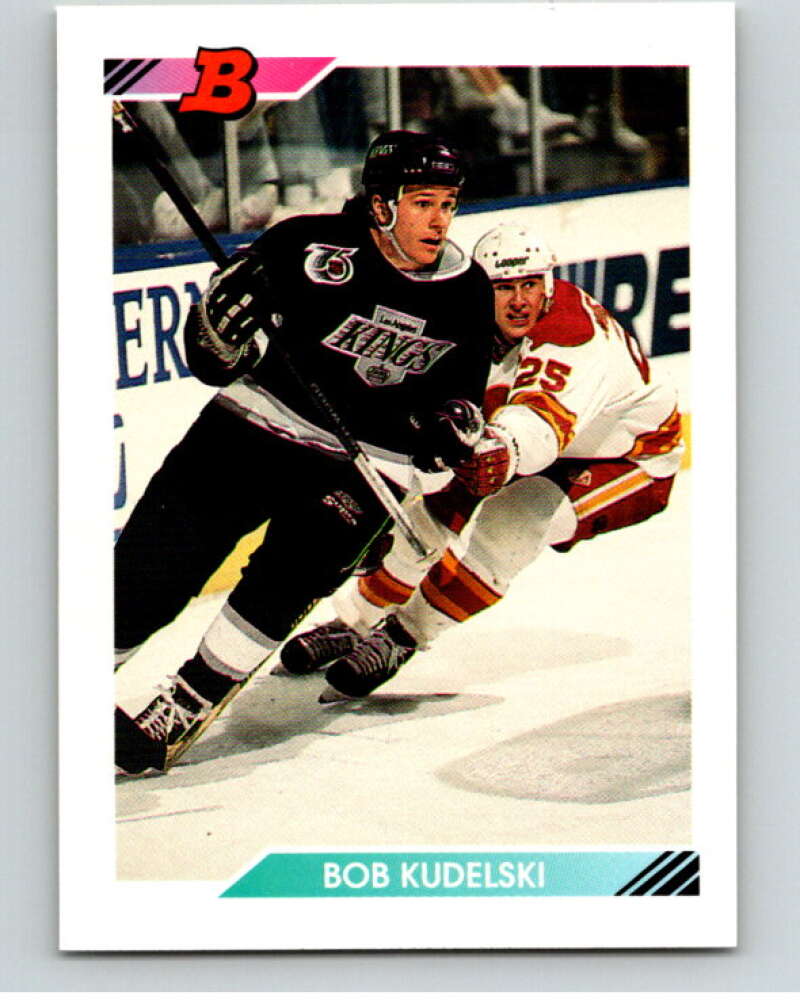 1992-93 Bowman #12 Bob Kudelski Los Angeles Kings V66611 Image 1
