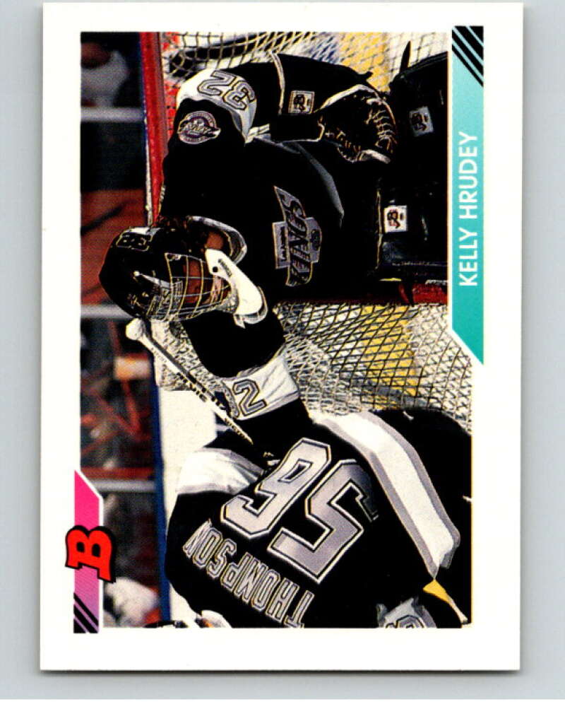 1992-93 Bowman #42 Kelly Hrudey Los Angeles Kings V66616 Image 1