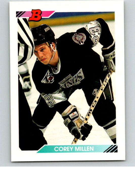 1992-93 Bowman #57 Corry Millen  Los Angeles Kings  V66620 Image 1