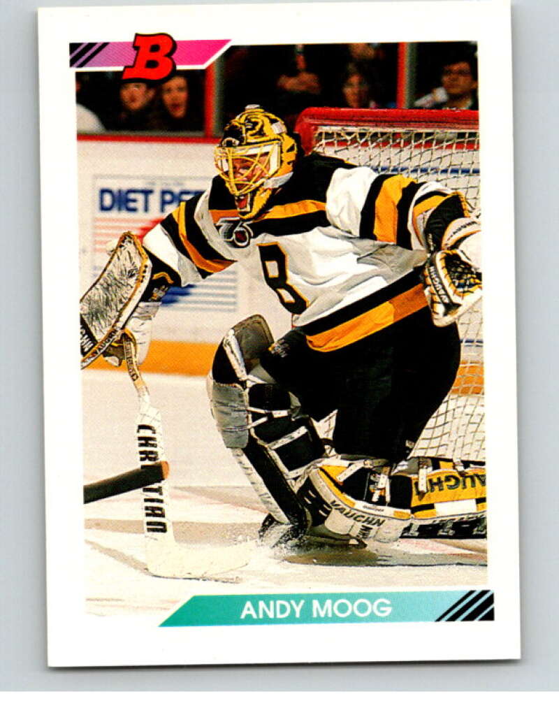1992-93 Bowman #79 Andy Moog Boston Bruins V66623 Image 1
